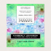 折り畳み名刺 名刺 (外部フラット)