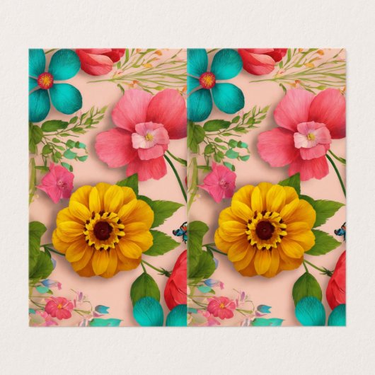 折り畳み名刺 名刺 (外部フラット)