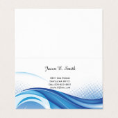 折り畳み名刺 名刺 (外部フラット)