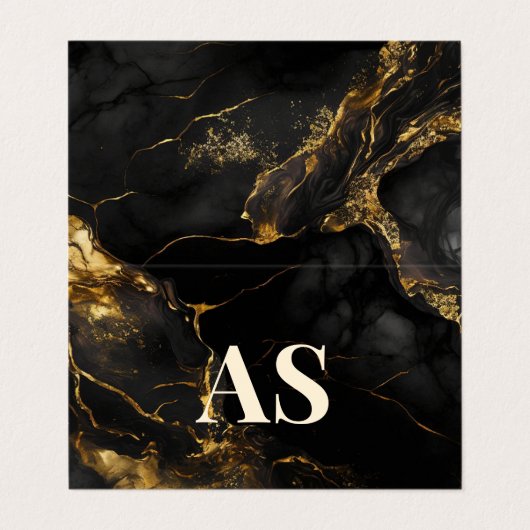 折り畳み名刺 名刺 (外部フラット)