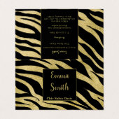 折り畳み名刺 名刺 (外部フラット)