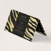 折り畳み名刺 名刺 (裏面)