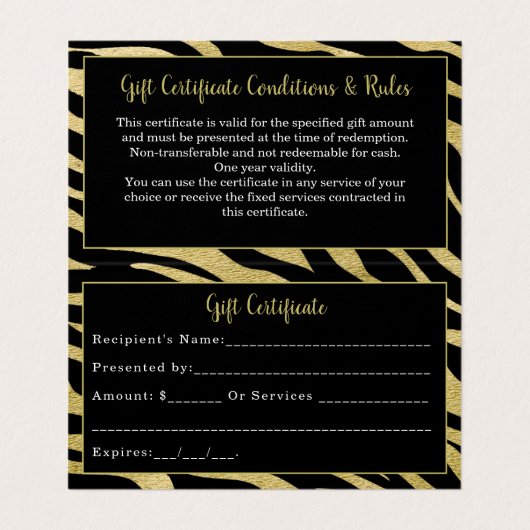 折り畳み名刺 名刺 (内部フラット)