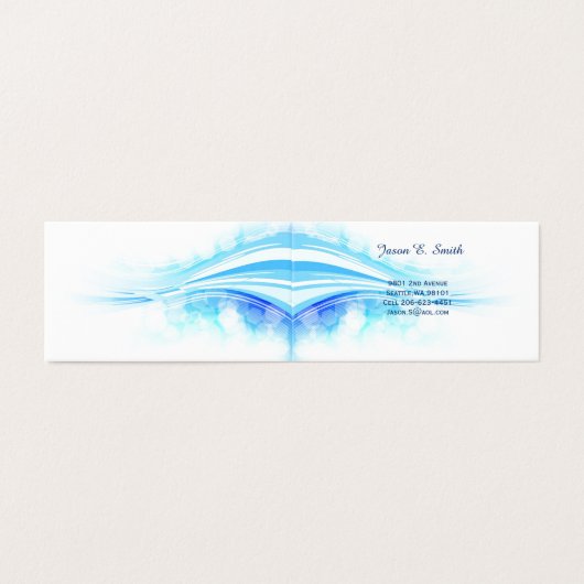 折り畳み名刺 名刺 (外部フラット)