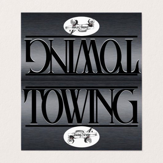 折り畳み名刺 名刺 (外部フラット)