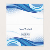 折り畳み名刺 名刺 (外部フラット)