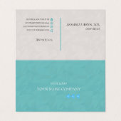 折り畳み名刺 名刺 (外部フラット)