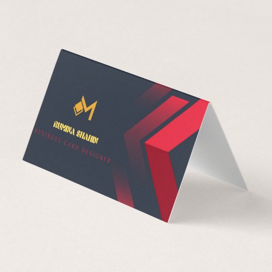 折り畳み名刺 名刺 (裏面)