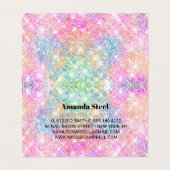 折り畳み名刺 名刺 (内部フラット)