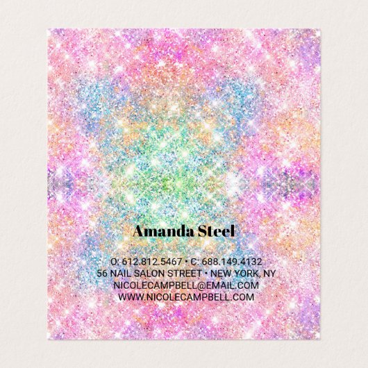 折り畳み名刺 名刺 (内部フラット)