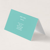 折り畳み名刺 名刺 (裏面)