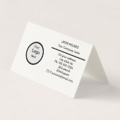 折り畳み名刺 名刺 (正面)