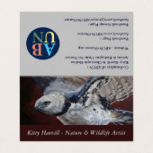 折り畳み名刺 名刺 (外部フラット)