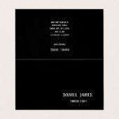 折り畳み名刺 名刺 (外部フラット)