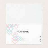 折り畳み名刺 名刺 (内部フラット)