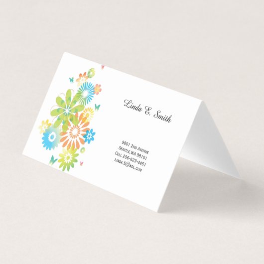 折り畳み名刺 名刺 (正面)