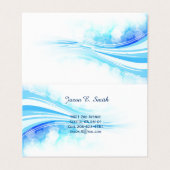 折り畳み名刺 名刺 (外部フラット)