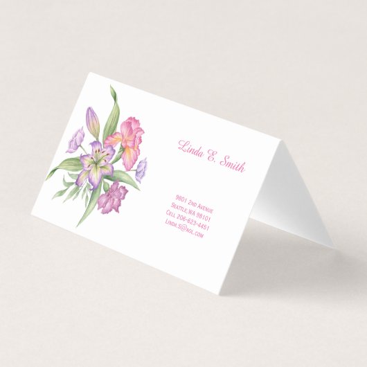 折り畳み名刺 名刺 (正面)