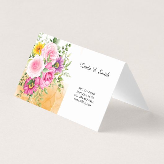 折り畳み名刺 名刺 (正面)