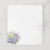 折り畳み名座席表アジサイ プレイスカード (外部開封)