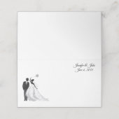 折り畳み名座席表結婚のカップル名前をカスタムする プレイスカード (外部開封)