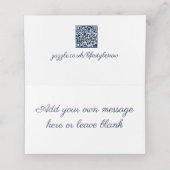 折り畳み名座席表-フローラ蝶 プレイスカード (内部開封)