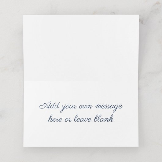 折り畳み名札 - ライラックの葉 花モチーフ2 プレイスカード (内部開封)