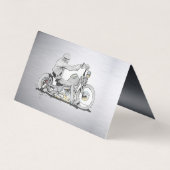 折り畳み型二輪車用名刺 名刺 (裏面)