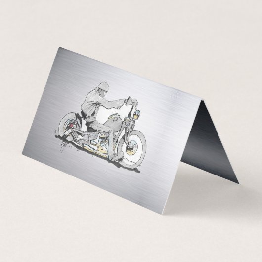 折り畳み型二輪車用名刺 名刺 (裏面)