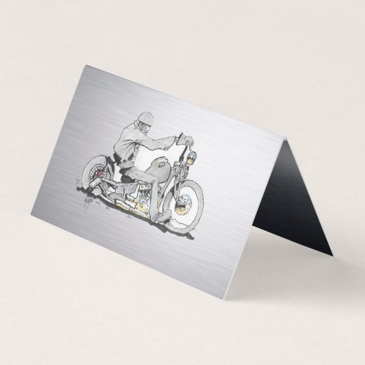 折り畳み型二輪車用名刺 名刺 (正面)