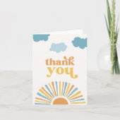 折り畳み太陽サンキューカード サンキューカード (正面)