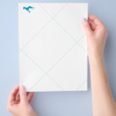 折り畳み封筒レターヘッド優しい巨人 チラシ (手)