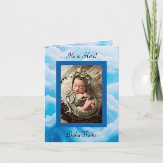 折り畳み式お知らせカード 案内状 (正面)