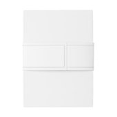 折り畳み式の両面結婚式 招待状ベリーバンド (裏面例)