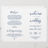 折り畳み式の結婚歓迎 (正面/裏面)