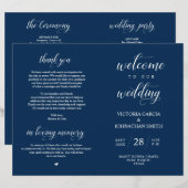 折り畳み式の結婚歓迎 (正面/裏面)
