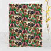 折り畳み式グリーティングカード カード (黄色い花)