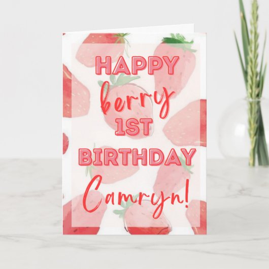 折り畳み式グリーティングカード カード (正面)