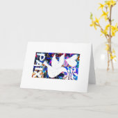 折り畳み式グリーティングカード カード (黄色い花)