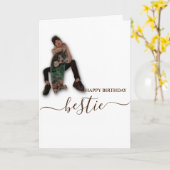 折り畳み式グリーティングカード カード (黄色い花)