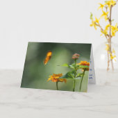 折り畳み式グリーティングカード カード (黄色い花)