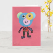 折り畳み式グリーティングカード カード (黄色い花)