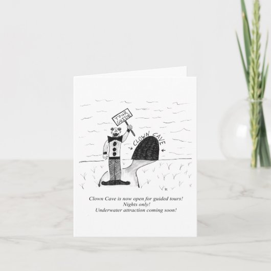 折り畳み式グリーティングカード（内側は空白） カード (正面)