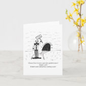 折り畳み式グリーティングカード（内側は空白） カード (黄色い花)