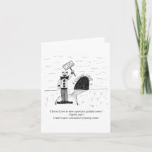 折り畳み式グリーティングカード（内側は空白）