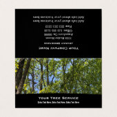 折り畳み式ツリーサービス名刺 名刺 (外部フラット)