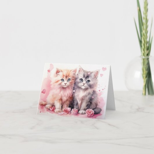 折り畳み式バレンタインカード サンキューカード (正面)