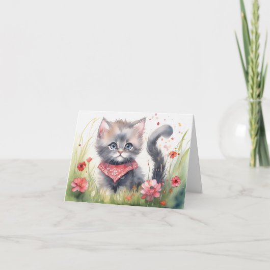 折り畳み式バレンタインカード サンキューカード (正面)