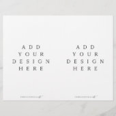 折り畳み式二折りプログラム (正面)