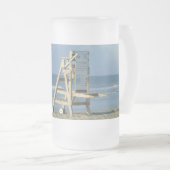 折り畳み式曇りグラスビールマグのライフガードチェア フロストグラスビールジョッキ (正面右)